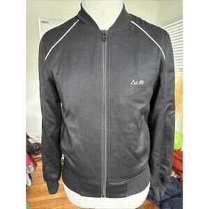 Frere Men's Black Bomber Jacket Custom Size S M Chest 40 Handmade